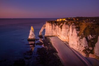 Wandbild: Felsentor bei Etretat, le Manneporte.