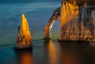 Felsentor Le Manneporte in Etretat.