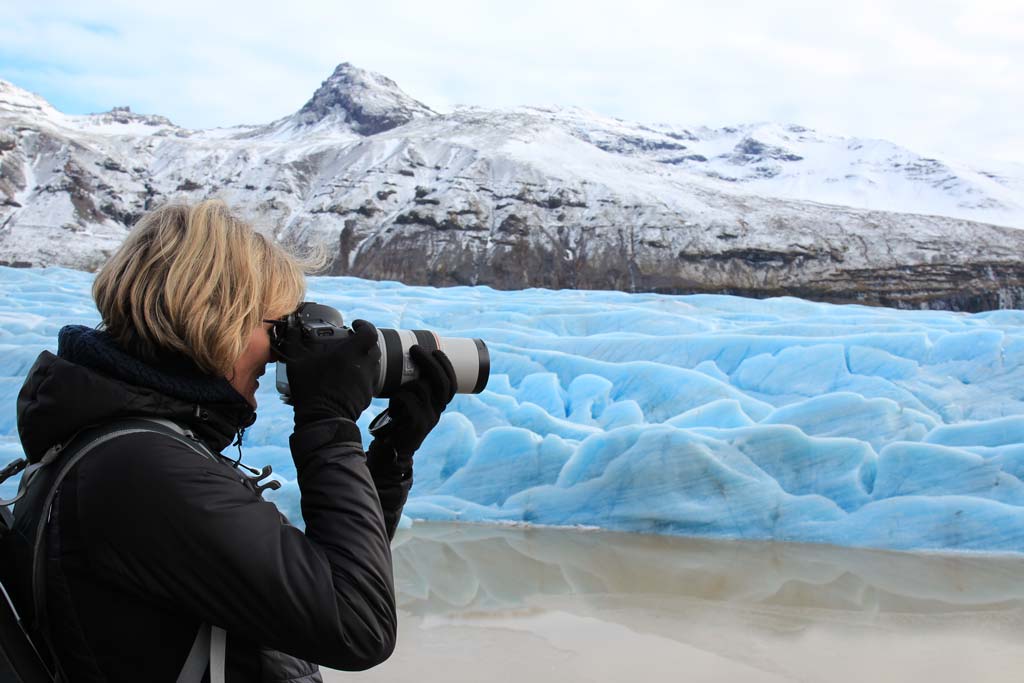 Landschaftsfotografin Britta Hilpert in Island.