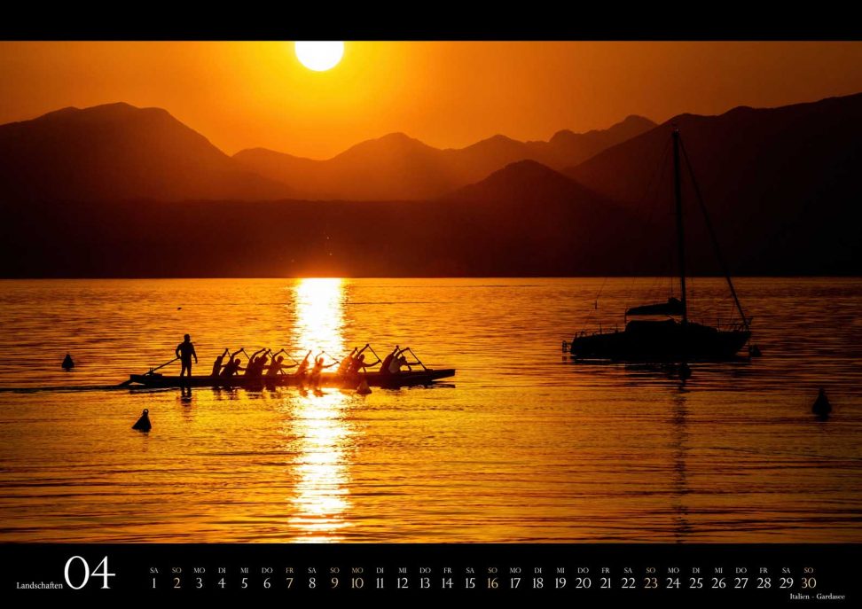 Kalender Landschaft 2023 - Gardasee Italien