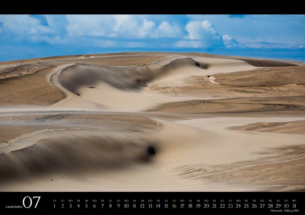 Kalender Landschaft 2023 - Rabjerg Mile Dänemark