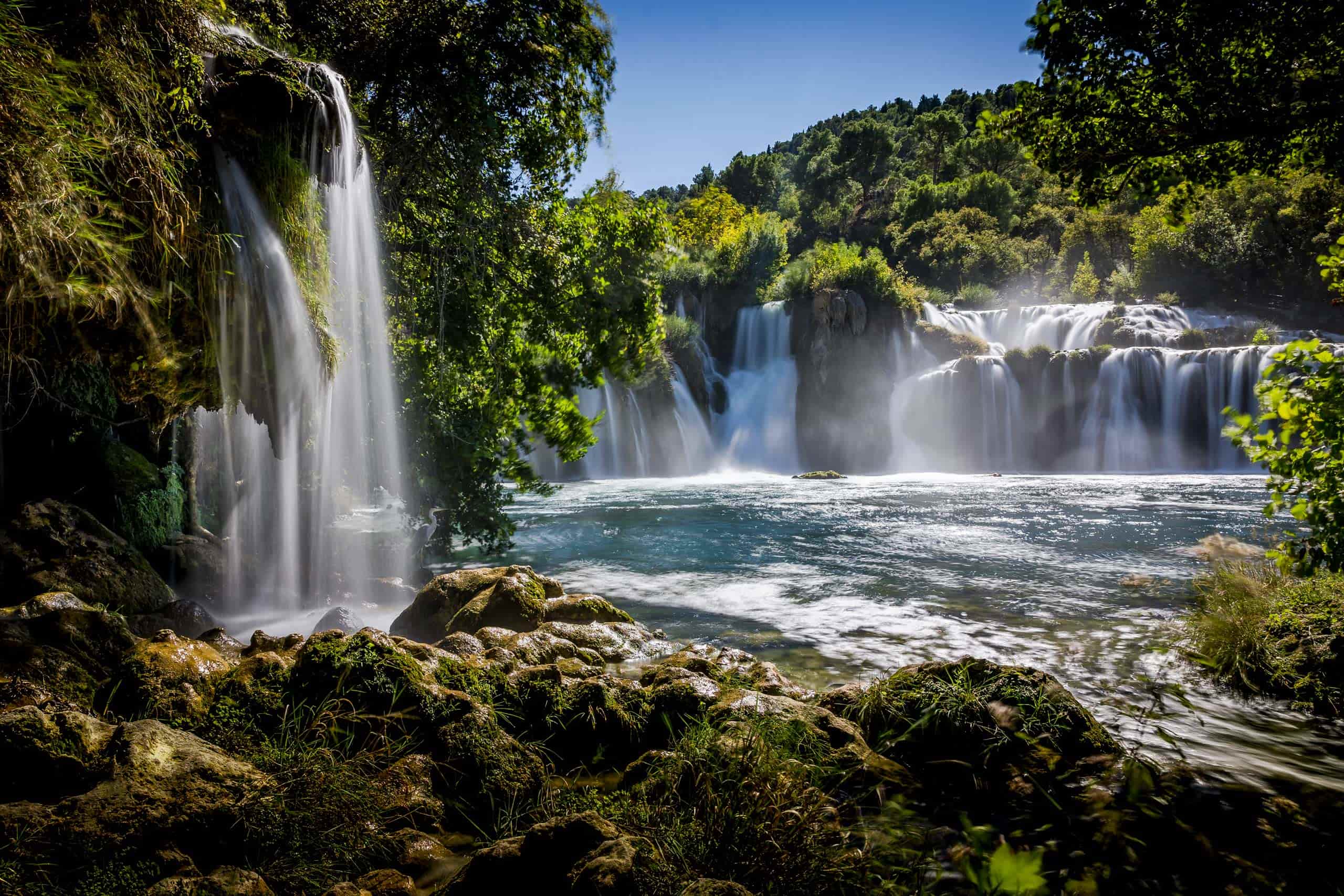 Wasserfall im Krka Nationalpark