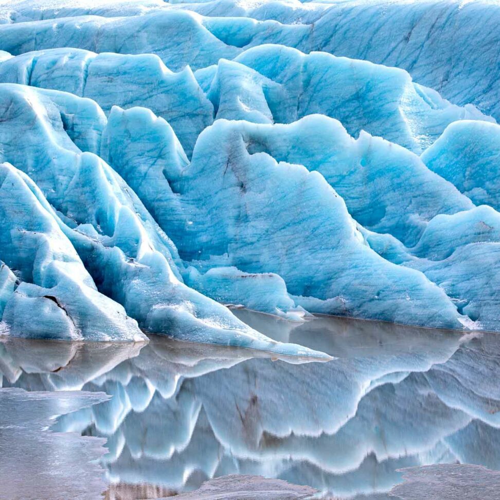 Svinafellsjökull Gletscher in Island
