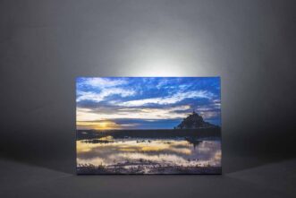 Wandbild Mont Saint Michel auf Leinwand gedruckt im Sonderangebot