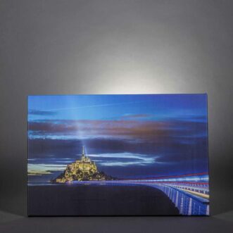 Wandbild Mont Saint Michel auf Leinwand gedruckt im Sonderangebot