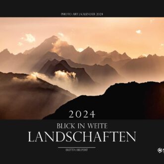 Kalender Europa Landschaft 2024: Titelblatt Alpenpanorama