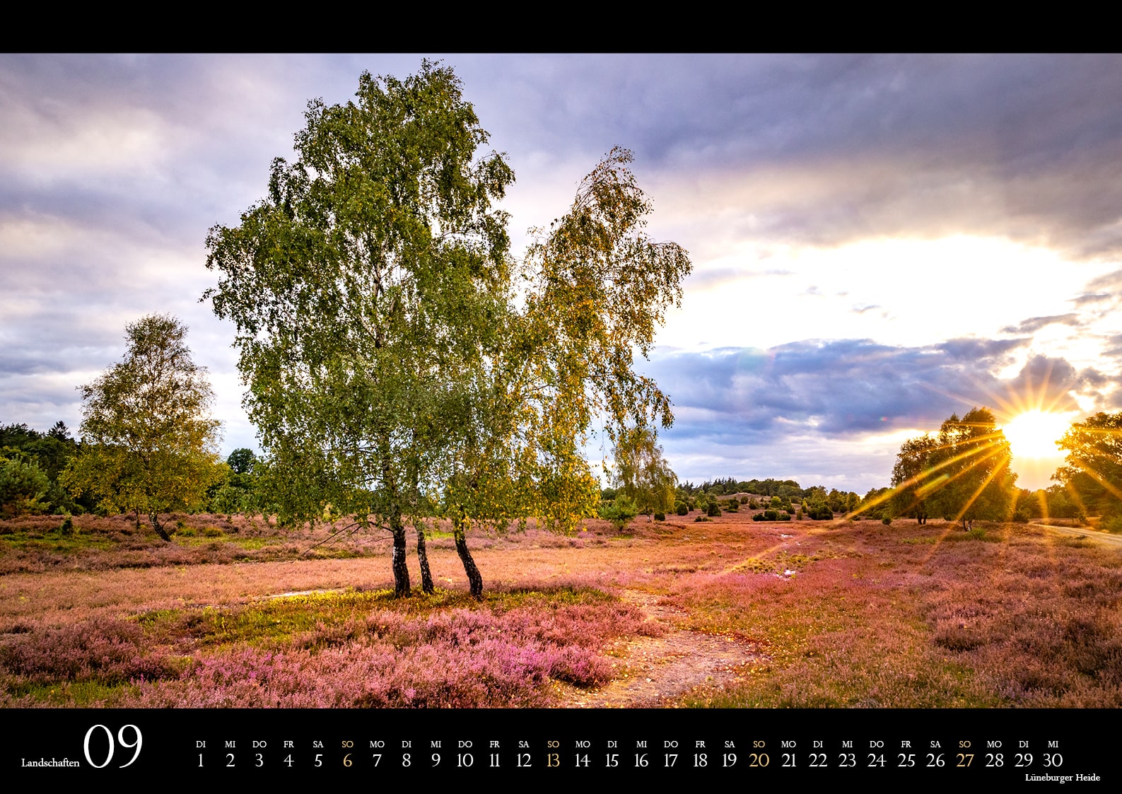 Landschaftskalender 2026 Alpen-Nordsee 09