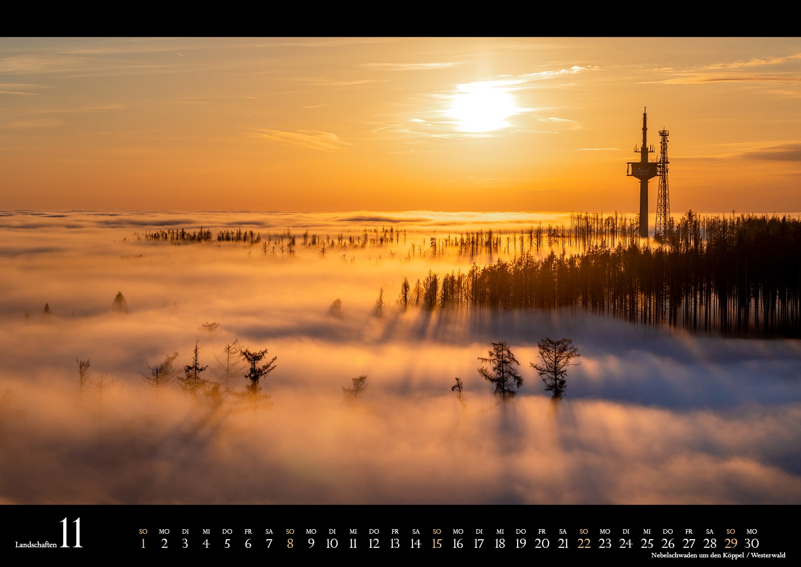 Landschaftskalender 2026 Alpen-Nordsee 11