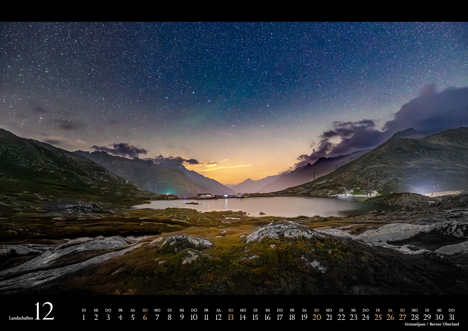 Landschaftskalender 2026 Alpen-Nordsee 12