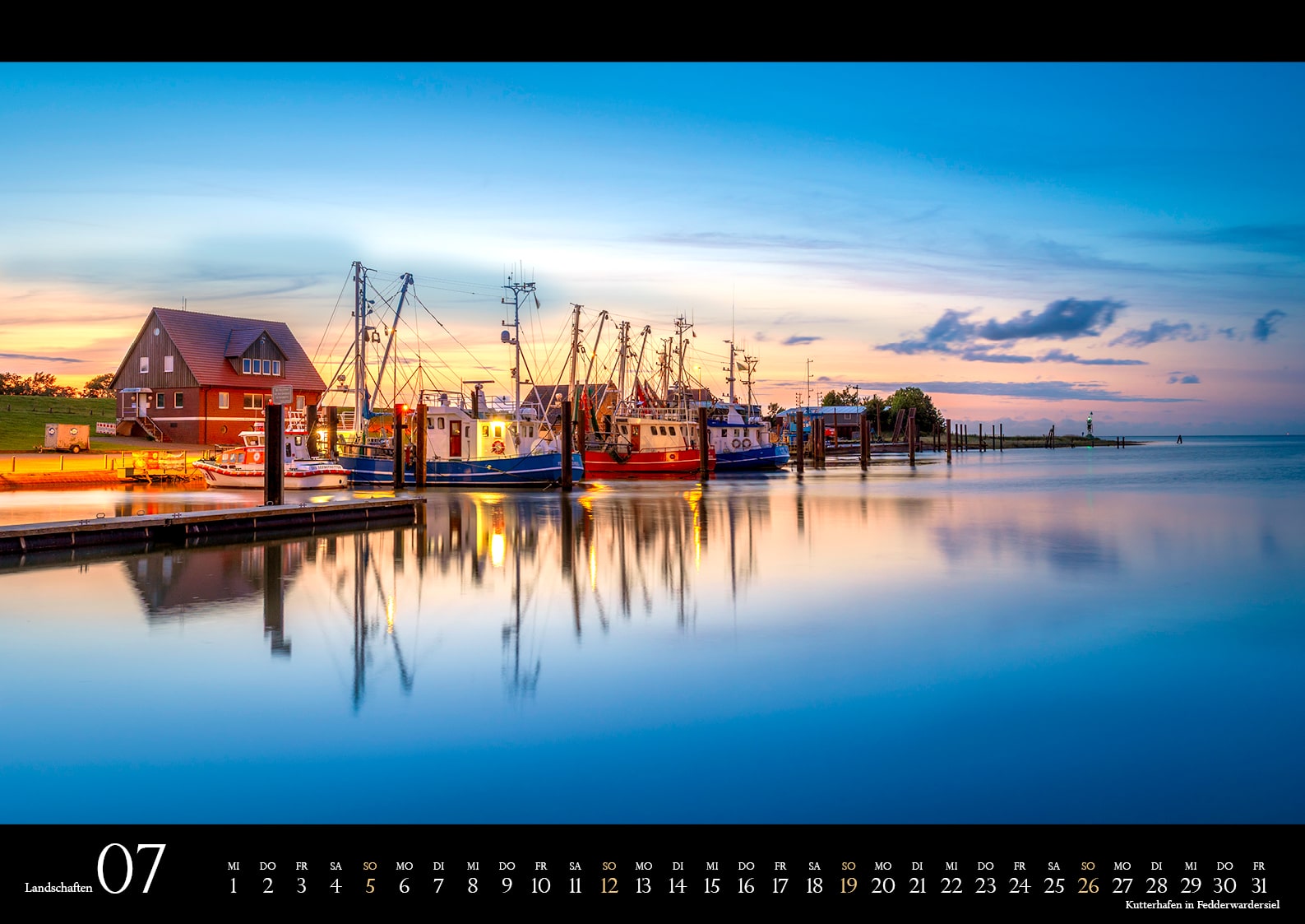 Landschaftskalender 2026 Alpen-Nordsee 07