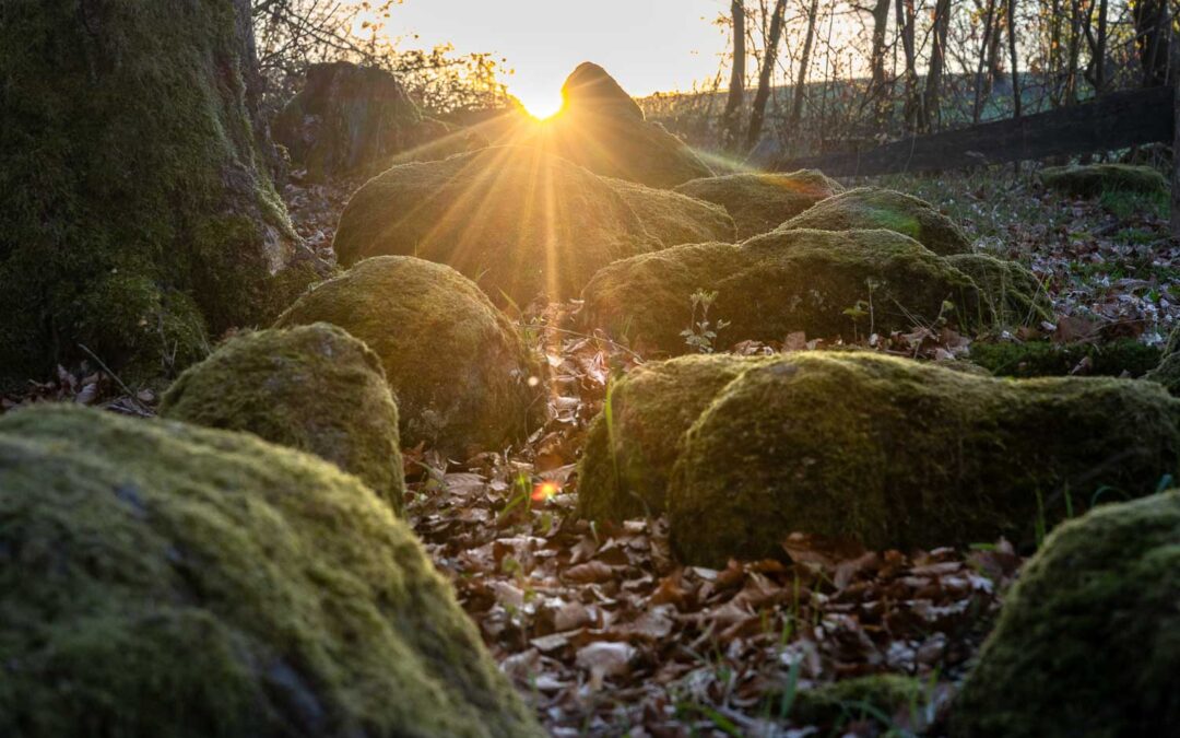 Sonnenaufgang an der kalendarischen Steinsetzung Wölferlingen – Magie und Astronomie im Westerwald